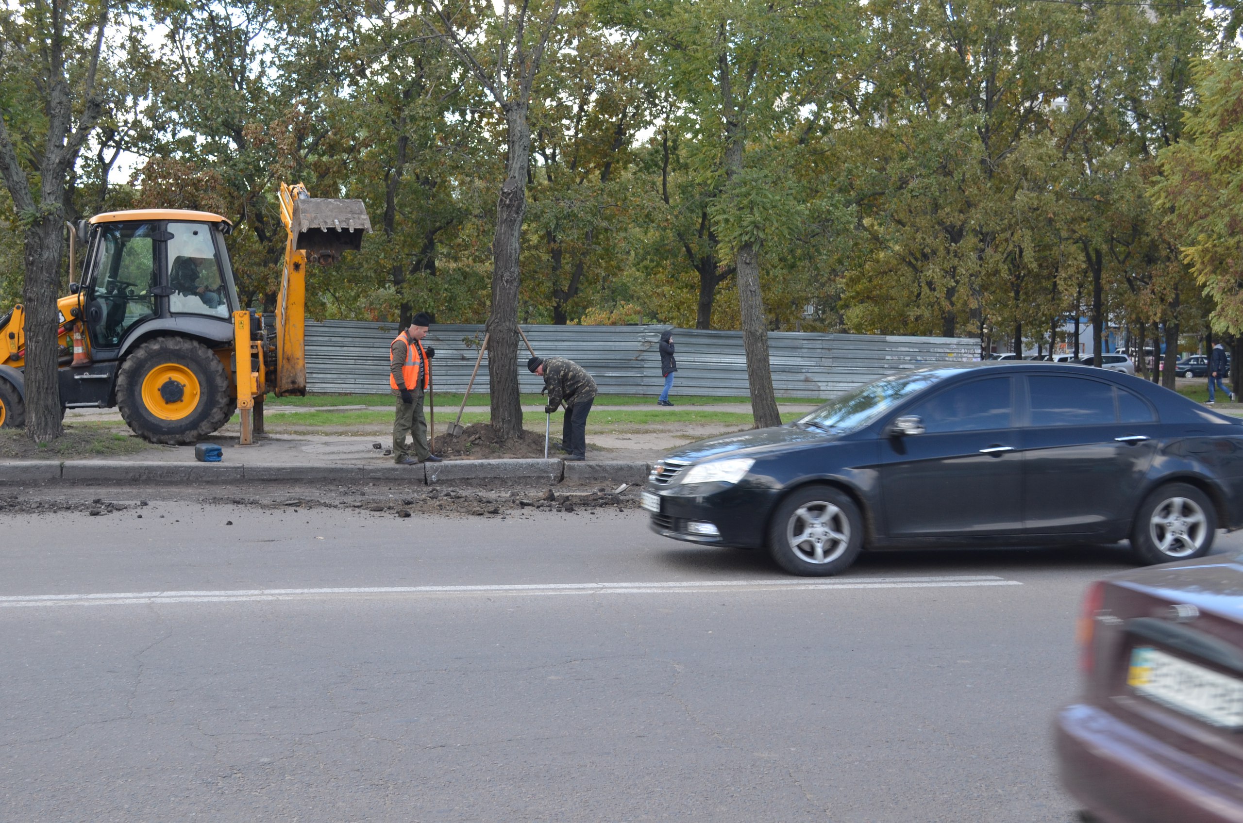 У Миколаєві через ремонт дороги утворився затор на Широкобальському мосту