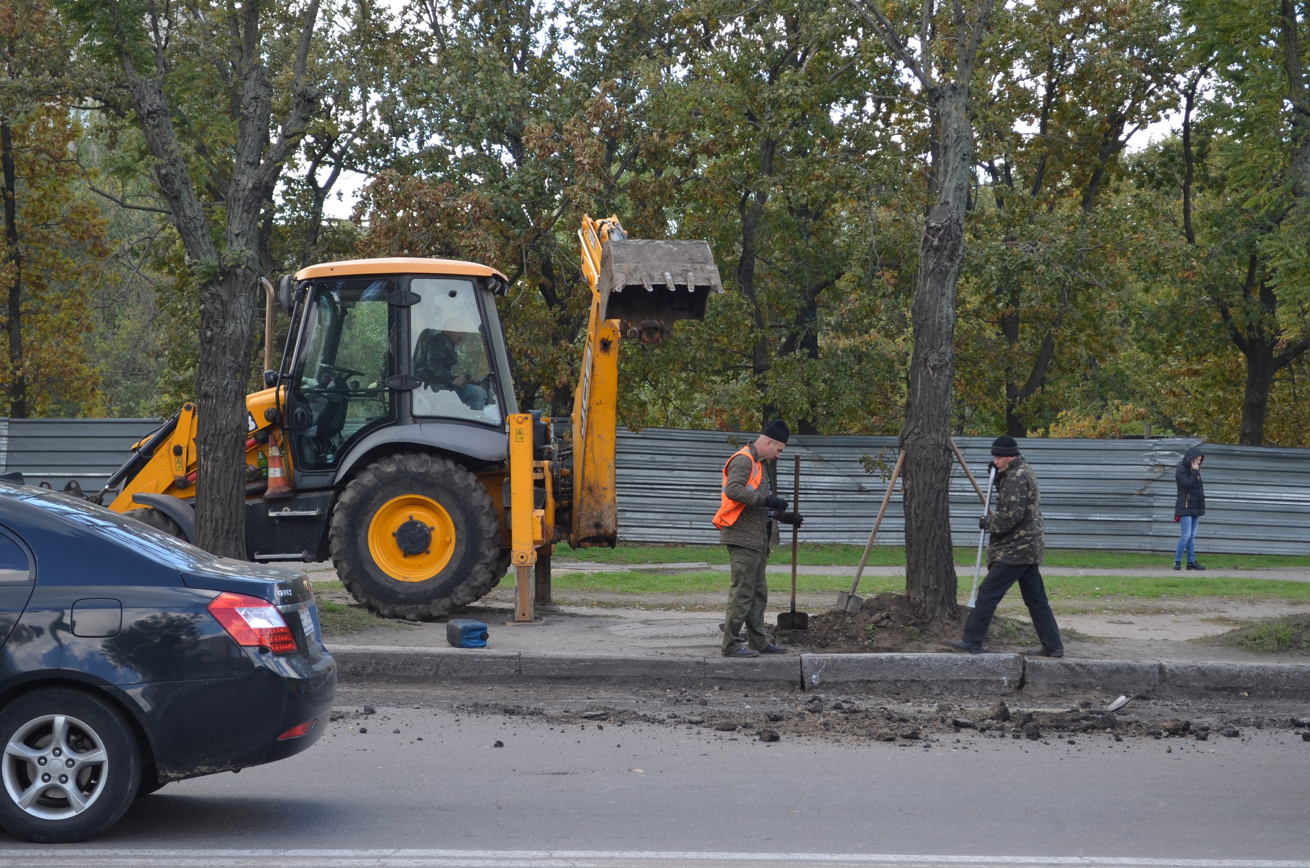 У Миколаєві через ремонт дороги утворився затор на Широкобальському мосту