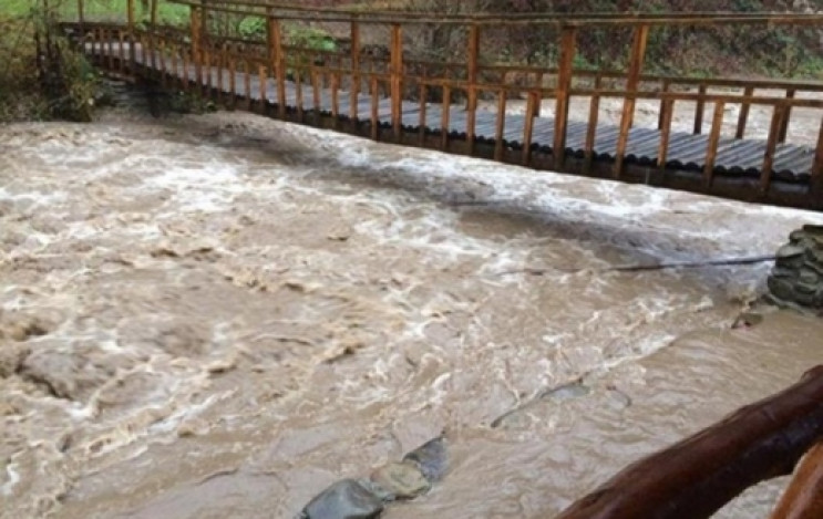 На Закарпатье вода в некоторых реках вый…