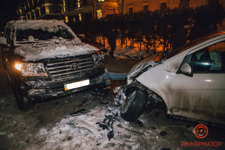 З'явилося відео потрійного зіткнення у Д…