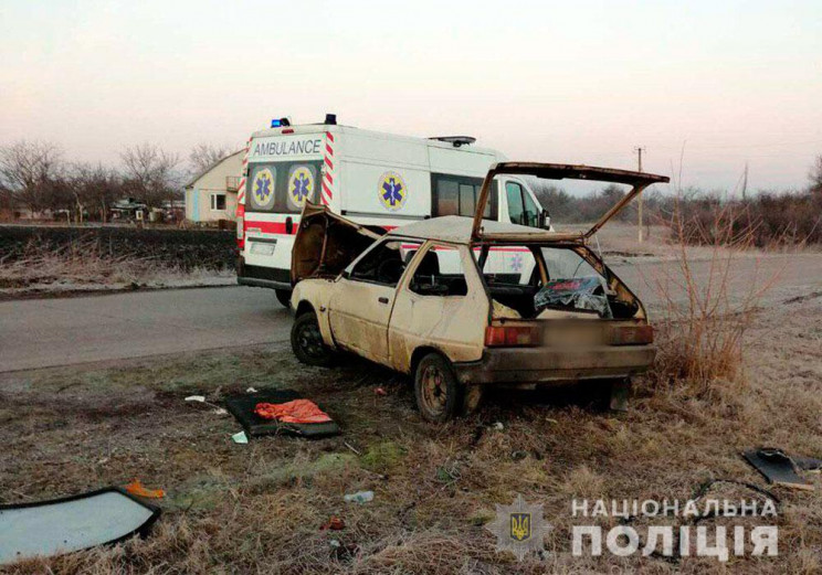 ДТП на Полтавщині: Легковик "ЗАЗ" переки…