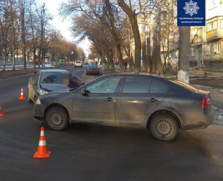 В Харькове невнимательный водитель Geely…