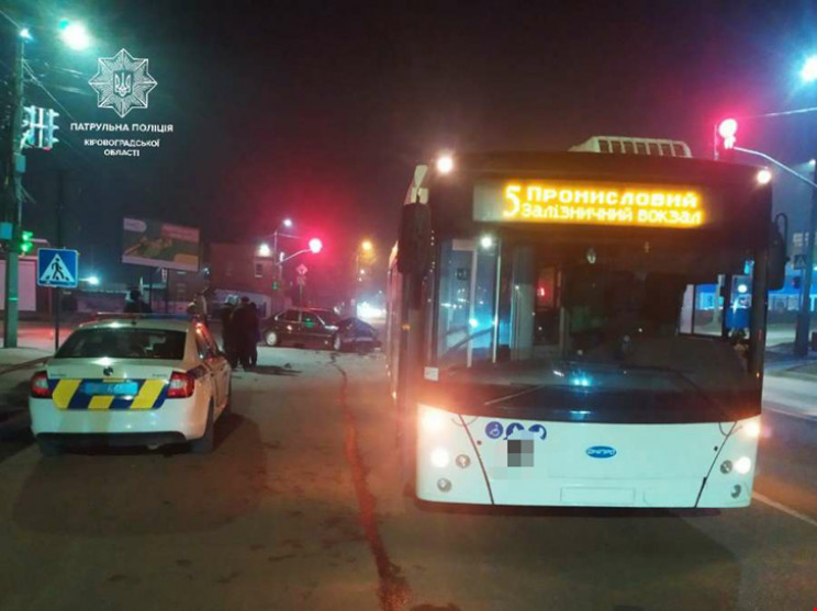 У Кропивницькому сталася ДТП з тролейбус…