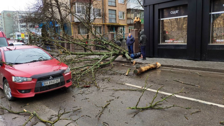 На вулиці Чорновола у Кропивницькому на…