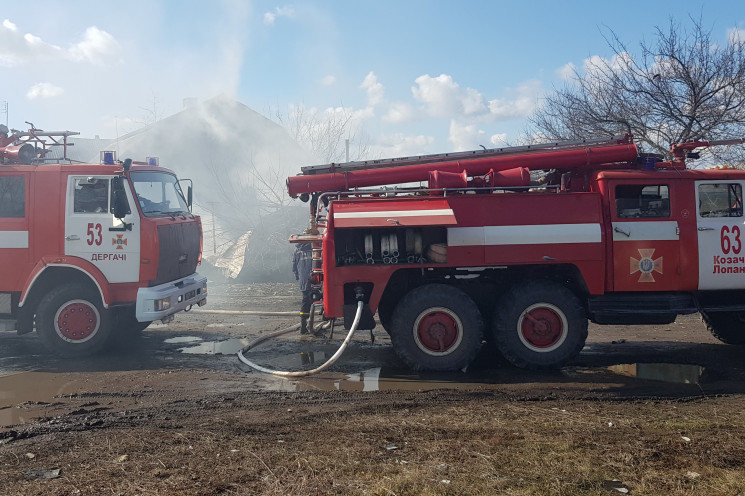 Пожар под Харьковом: В частной усадьбе с…