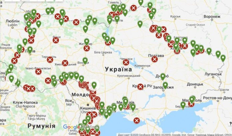 Какие пропускные пункты в Украине работа…