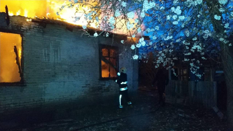 На Кропивниччині сгорел большой дом: Хоз…