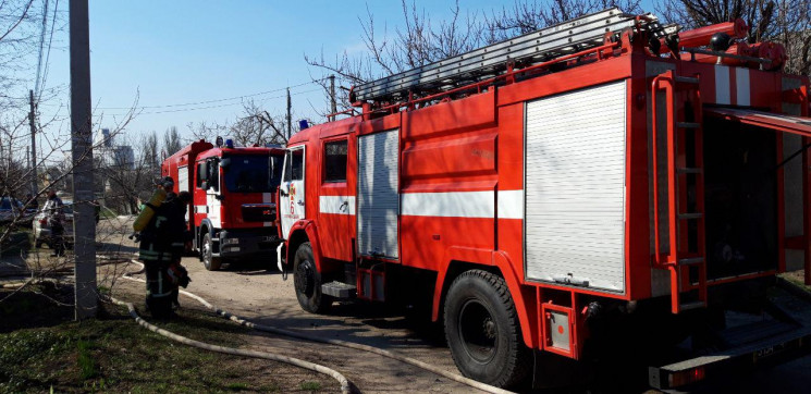 В Кропивницком горел дом…