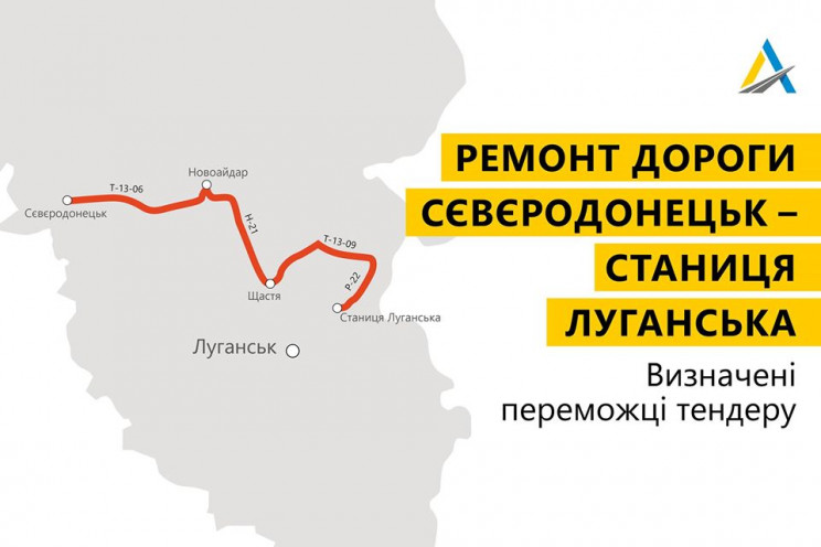 На Луганщині відремонтують 123 км дороги…