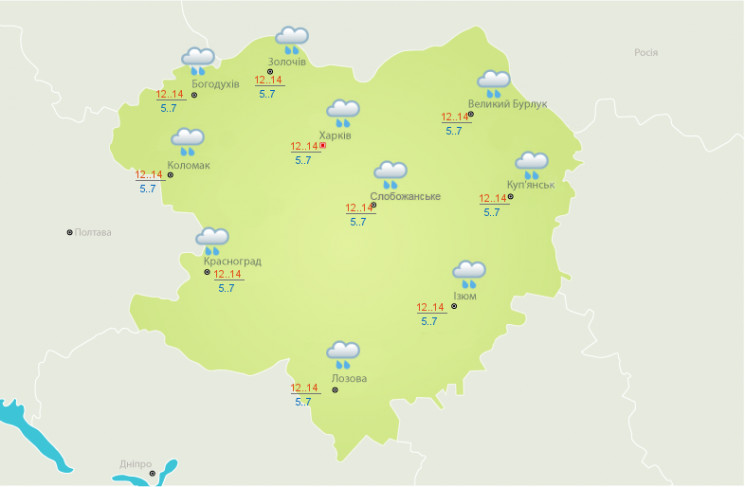 На Харківщину прийдуть зливи, стане прох…