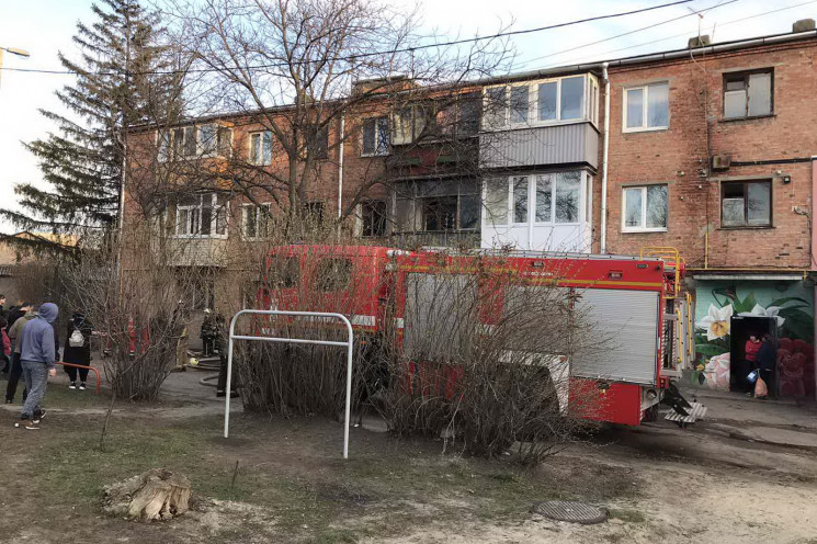 На проспекте Гагарина во время пожара по…