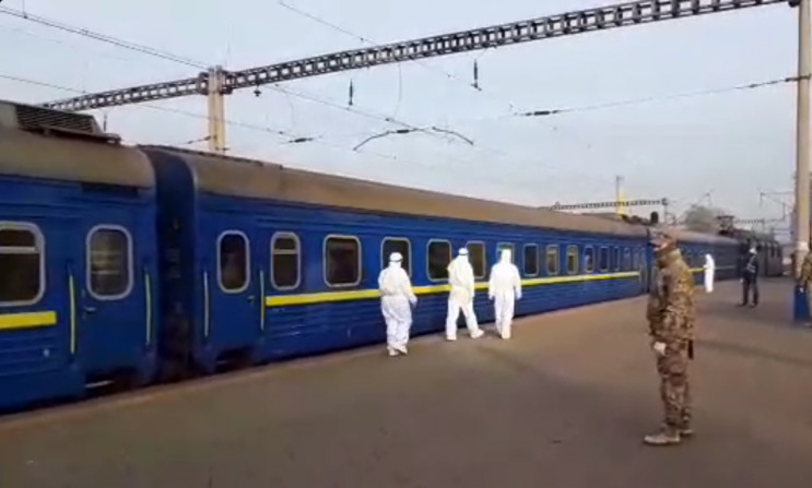 В Киев прибыл последний поезд из России…