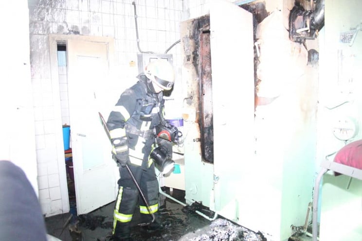 У центрі Києва загорілася лікарня…