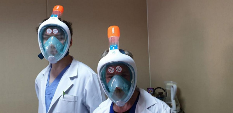 Бердянских медиков вооружили масками для…