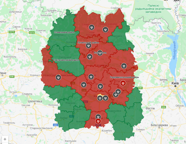 Житомирська ОДА оприлюднила інтерактивну…