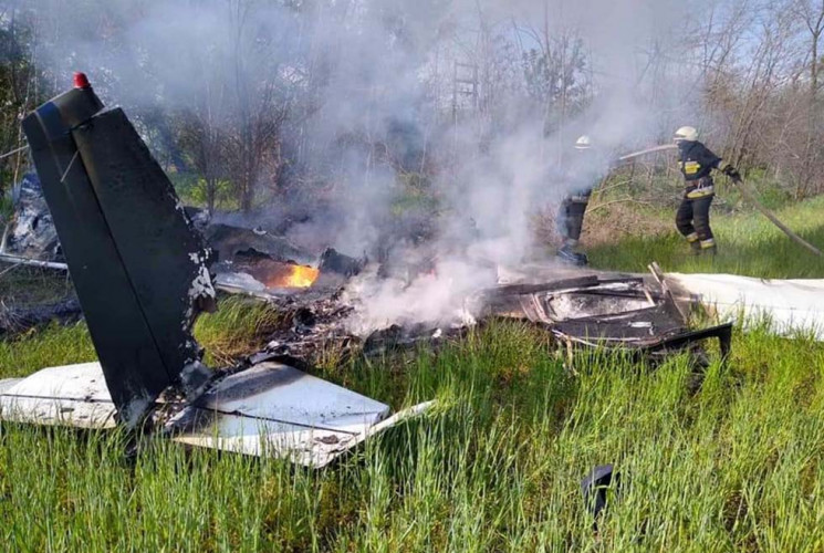 З'явилося відео, як під Дніпром розбився…