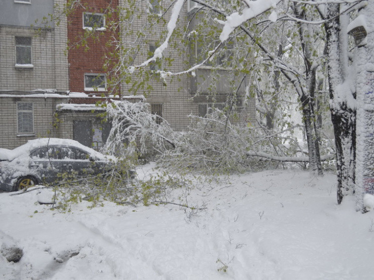 Два года назад Днипро завалило снегом…