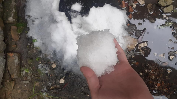На Полтавщині випав сніг…