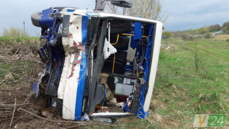 На Волыни разбился автобус "Луцк-Тернопо…