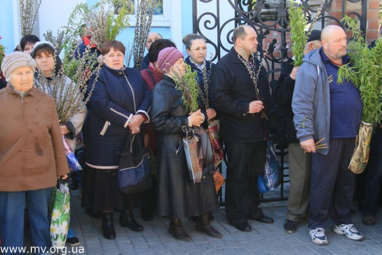 Жители Мелитополя отпраздновали Вербное…