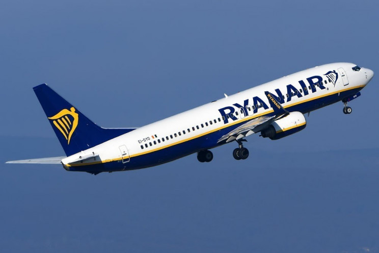 Ryanair на липень анонсував рейси Харків…