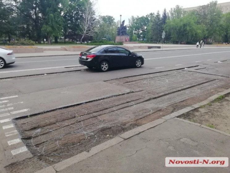 В центре Николаева в очередной раз ремон…