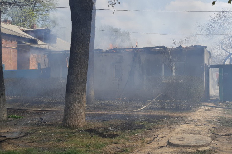 На Харьковщине сгорел жилой дом…