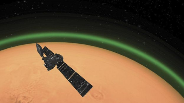 Над Марсом зафіксували зелене сяйво…
