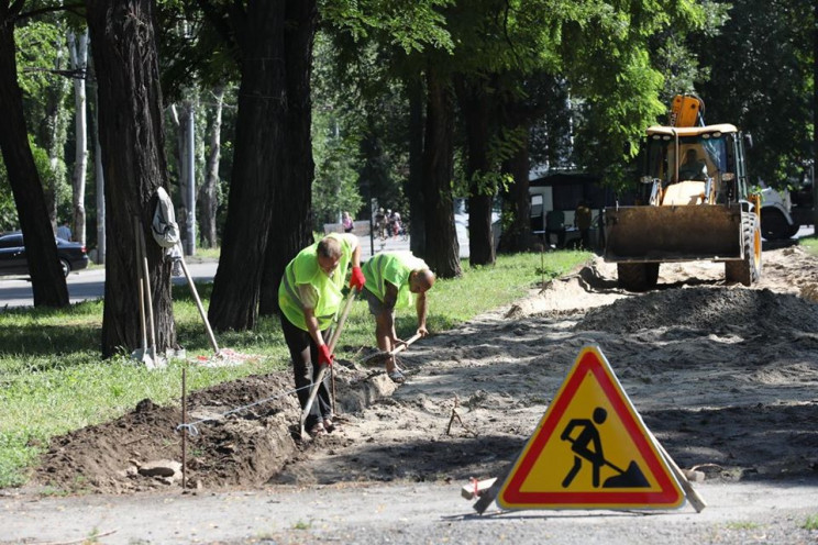 Пішохідну зону проспекту Металургів у За…