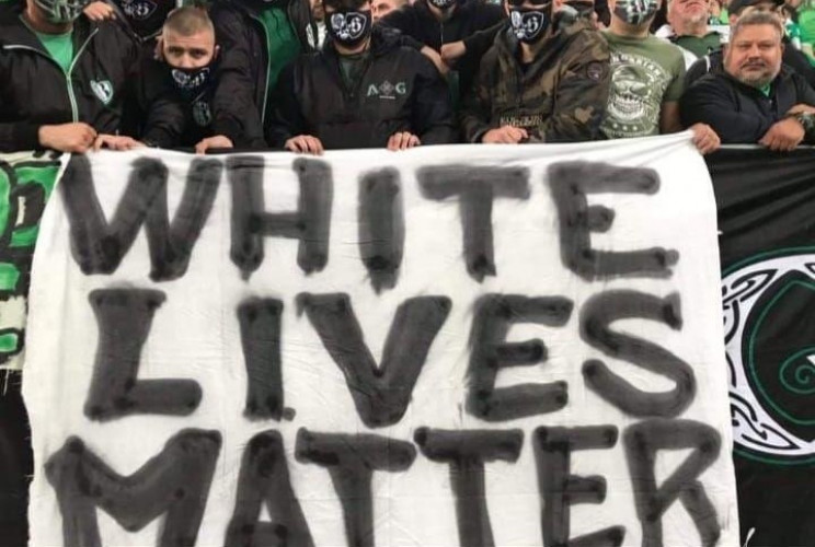 "White Lives Matter": Фанати клубу украї…