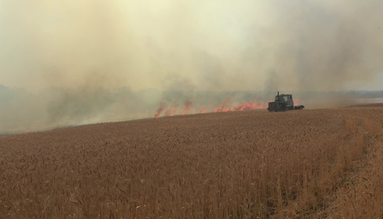 На оккупированной Луганщине пожары уничт…