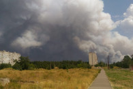 У Сіверськодонецьку знову палає ліс: Дим…