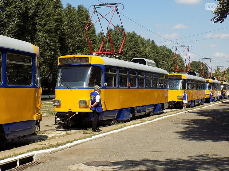 До Дніпра прибула партія вживаних трамва…