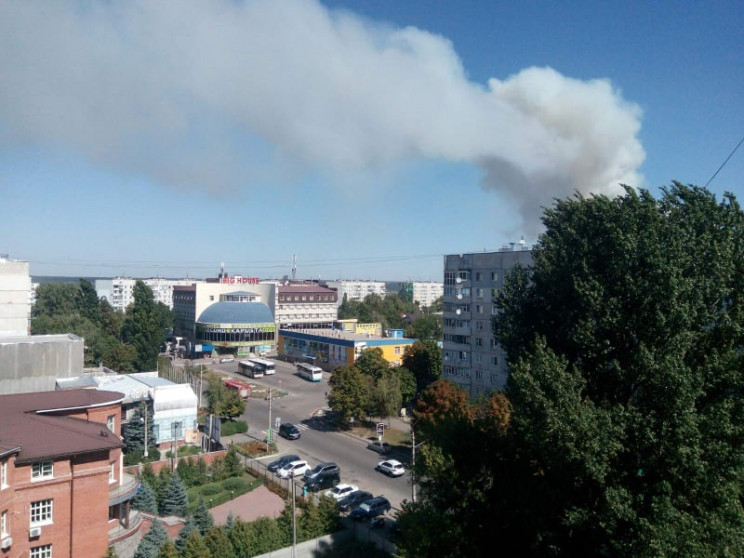 Под Харьковом произошел лесной пожар…