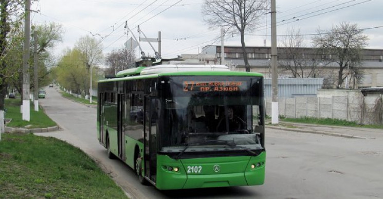 В Харькове один из троллейбусов изменит…