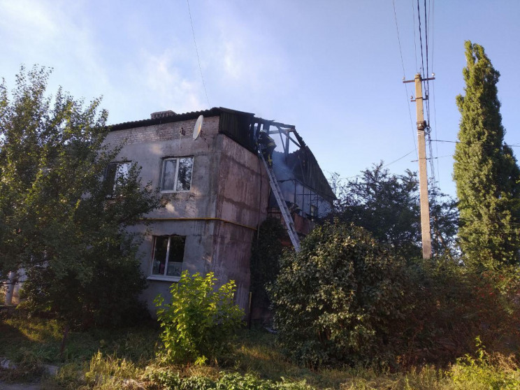 В Запорожской области горел многоквартир…