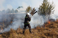 На Харківщині спалахнув 1 га трави: Вого…