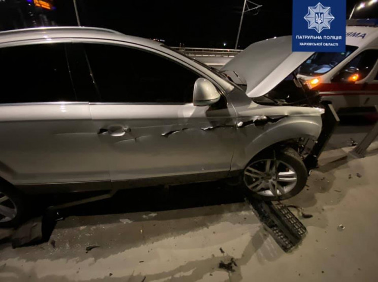 У Харкові п’яний водій спровокував аварі…