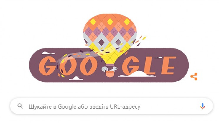Google поздравил украинцев с осенью новы…