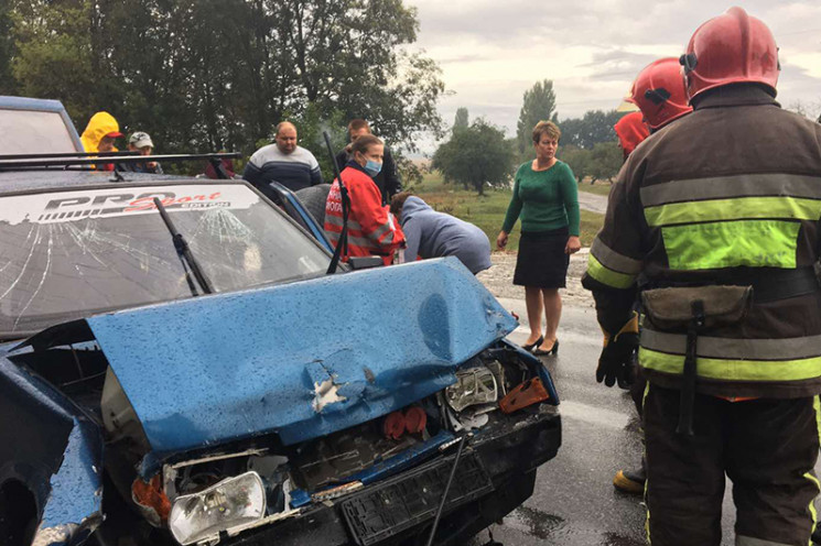 Аварія на Дунаєвеччині: Винуватиця зіткн…