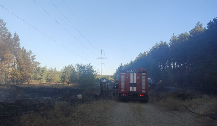 На Харківщині загасили пожежу, яка загро…