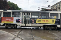 В Одесі зійшов з рейок трамвай й пошкоди…