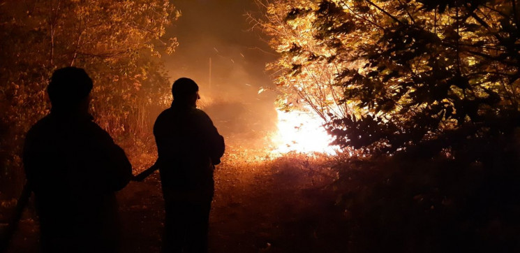 На Харьковщине — масштабный пожар: Уничт…