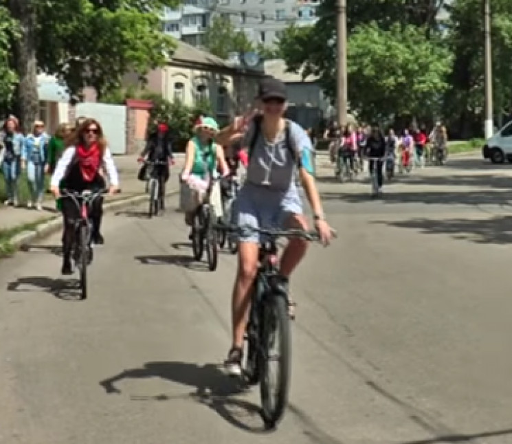 В Кропивницком прошел женский велопробег…