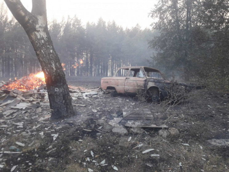 Масштабный лесной пожар на Харьковщине:…