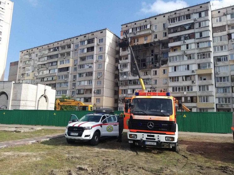 У київському будинку, де влітку стався в…