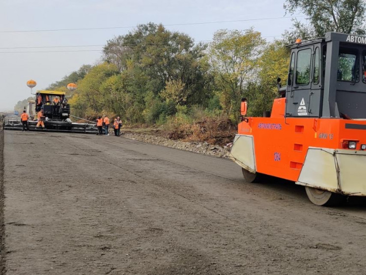 На ділянці траси з Дніпра до Кривого Рог…