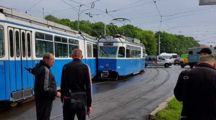 У Вінниці зіткнулися два трамваї…