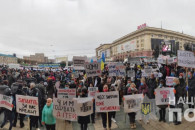 У Харкові на мітинг під ОДА вийшли до 45…