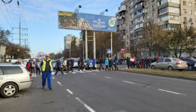 В Одесі торговці ринку блокували дорогу,…